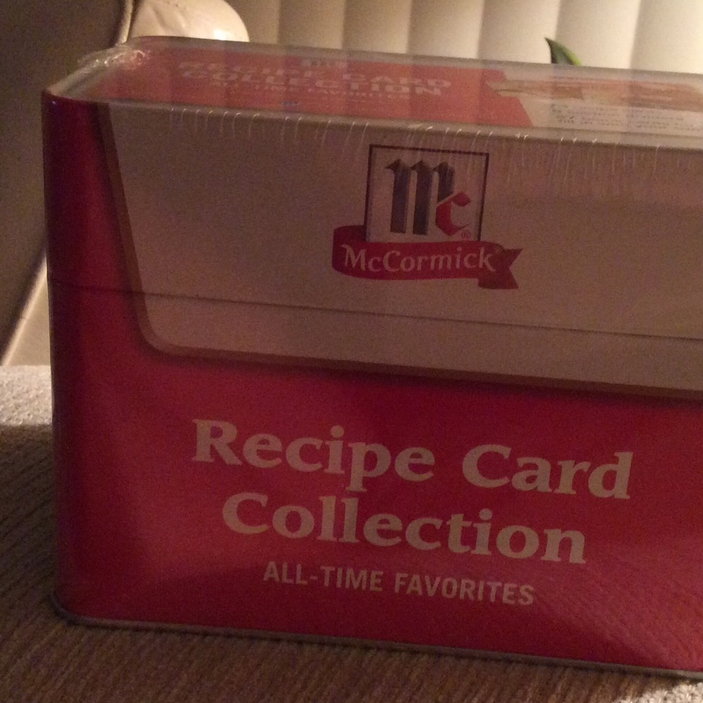 McCormick All-Time Favorites - Recipe Card Collection Tin